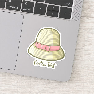 Adesivo Cloche Hat Yellow