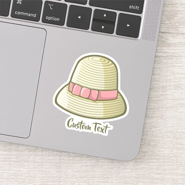 Adesivo Cloche Hat Yellow (Detalhe)