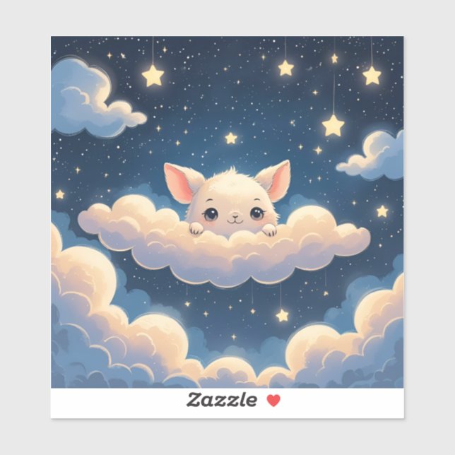 Adesivo Cloud Cuddles and Starry Snuggles (Folha)