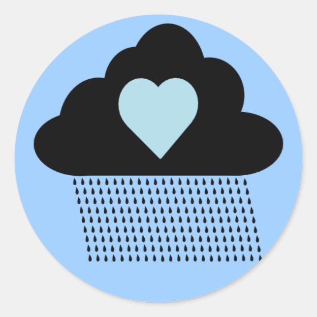 Adesivo Cloud Heart Sticker (Frente)