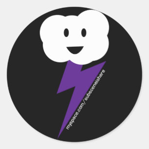 Adesivo Cloud&Lightning Sticker!