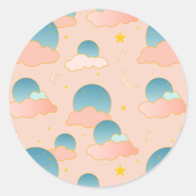 Adesivo Cloud Nine Vibes (Frente)
