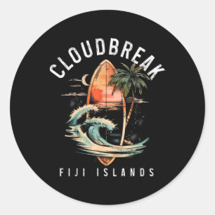Adesivo Cloudbreak Ilhas Fiji Surf Vintage Surfe Surfando