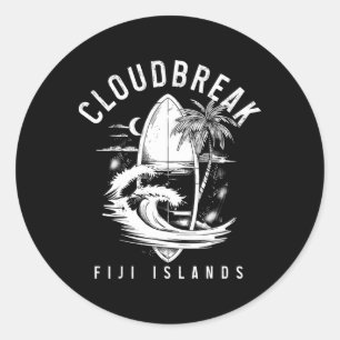 Adesivo Cloudbreak Ilhas Fiji Surf Vintage Surfe Surfando