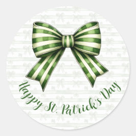 Adesivo Clover & Bow St. Patrick’s Day Party Design