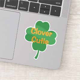 Adesivo Clover Cutie 4-Leaf Clover St Patrick's Day