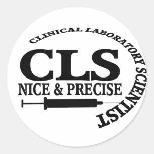 ADESIVO CLS SLOGAN NICE E CIENTISTA CLÍNICA DO LAB