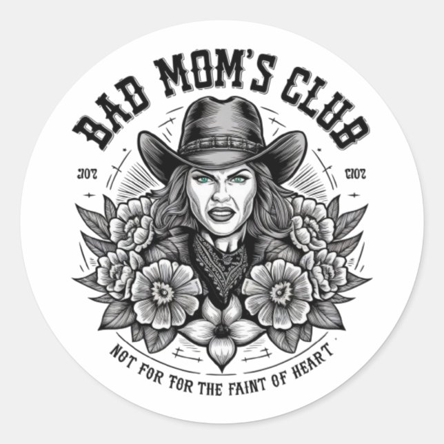 ADESIVO CLUB MÃE RUIM (Frente)
