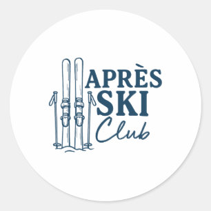 Adesivo Clube Apres Ski Esportes de Inverno Esqui