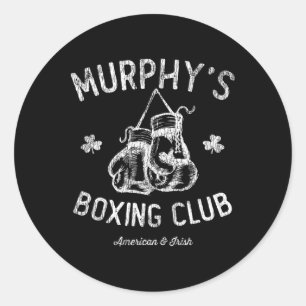 Adesivo Clube Boxing de Murphy - American Irish Boxer