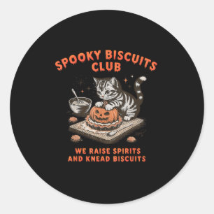 Adesivo Clube de Bolinhos Assustadores Gato Halloween Cozi