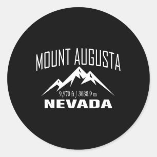 Adesivo Clube de Cume de Escalada de Nevada Mount Augusta 