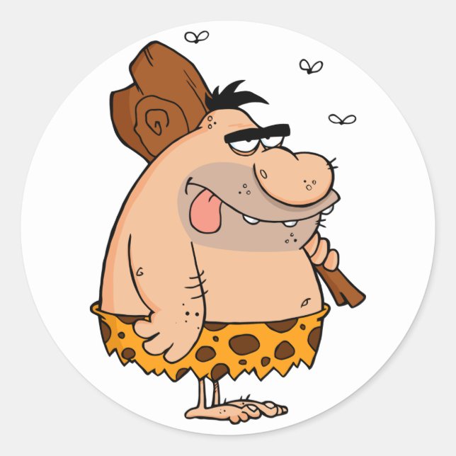 ADESIVO CLUBE DE DETENÇÃO DE CAVEMAN (Frente)