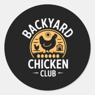 Adesivo Clube de Frango Ckyard Ovos Frescos Diariamente Vi