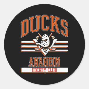 Adesivo Clube de Hóquei Anaheim Ducks Preto Licenciado Ofi