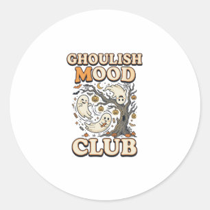 Adesivo Clube de Humor Sombrio de Halloween