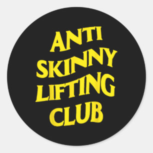 Adesivo Clube de Levantamento Anti Magro Levantamento de P