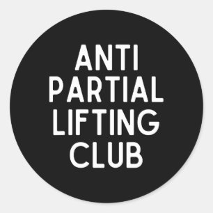 Adesivo Clube de Levantamento de Potência Anti Levantament