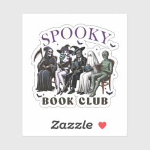 Adesivo Clube de livro Spooky