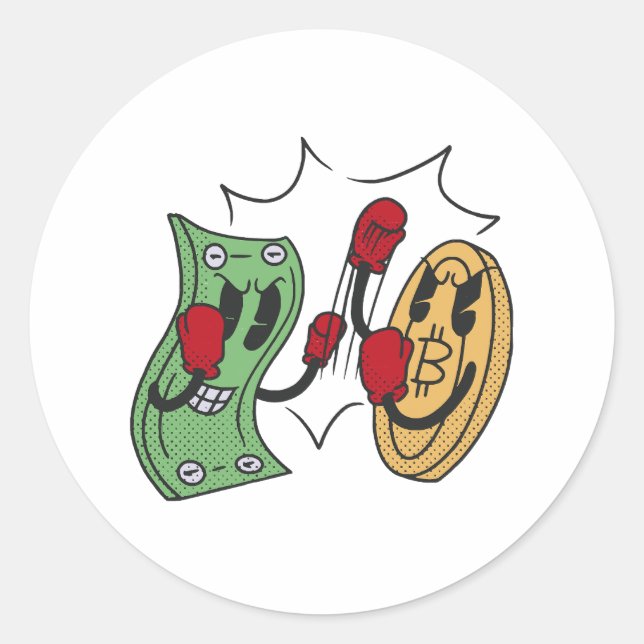 Adesivo Clube de Luta Crypto (Frente)