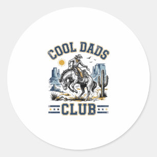 Adesivo Clube de Pais Legais Design de Camisa Western Cowb