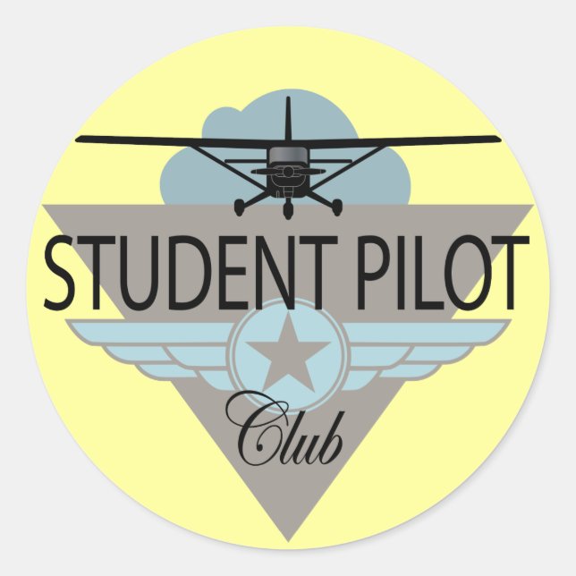 Adesivo Clube de Piloto Estudante (Frente)
