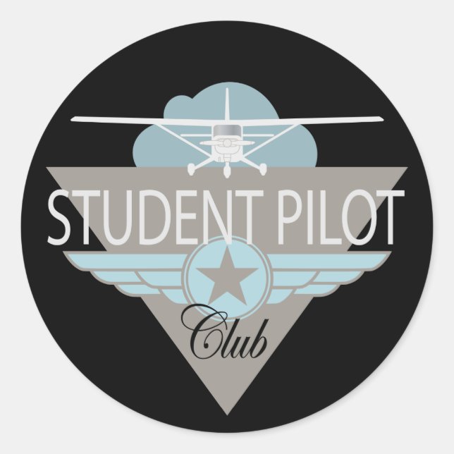 Adesivo Clube de Piloto Estudante (Frente)