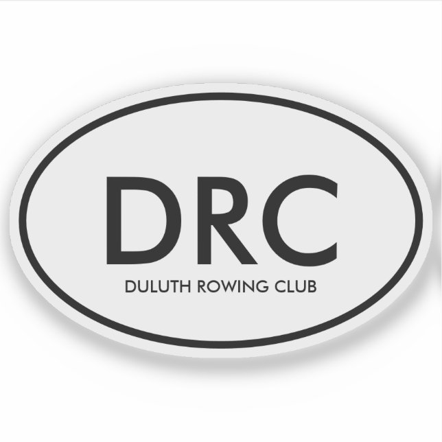 Adesivo Clube de Remo Personalizado (Frente)