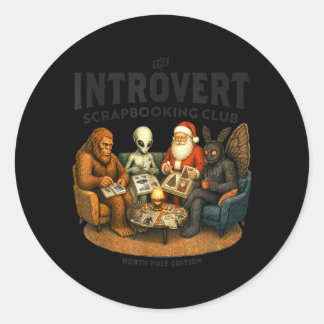 Adesivo Clube de Sbooking de Introvertido Camisa Divertida
