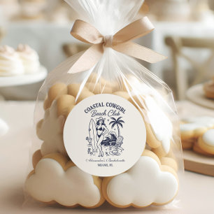 Adesivo Clube de Solteira Cowgirl Costeira