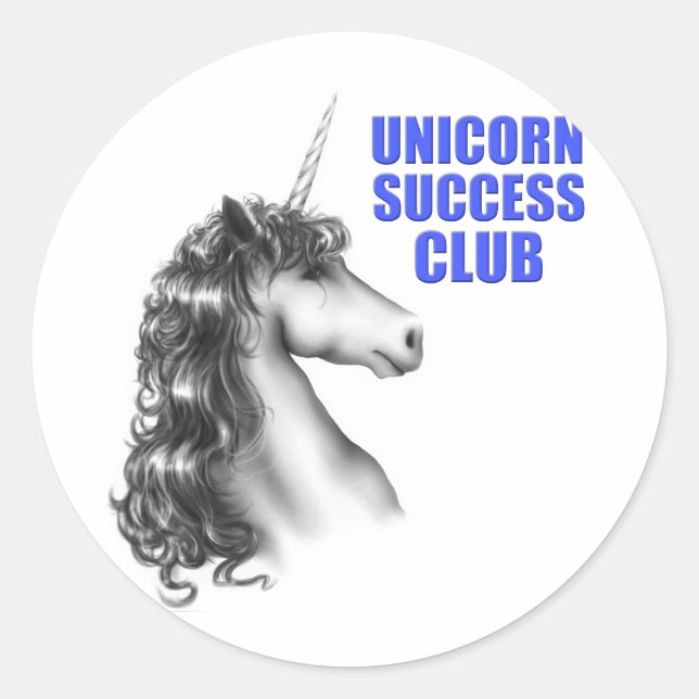 Adesivo clube de sucesso do Unicorn (Frente)