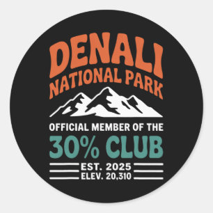 Adesivo Clube Denali 30 Por Cento Est 2025 Aventura de Cam