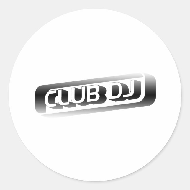 Adesivo Clube DJ (Frente)