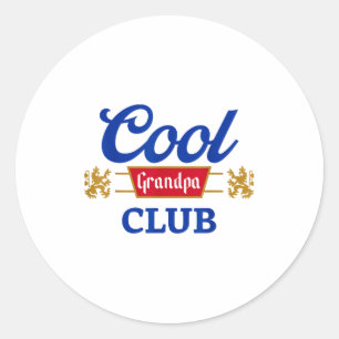 Adesivo Clube do Avô Retro Legal Família Correspondente Di