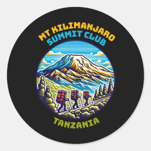 Adesivo Clube do Cume do Monte Kilimanjaro Tanzânia O Mais