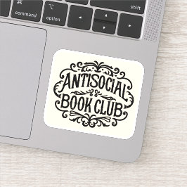 Adesivo Clube do livro antissocial