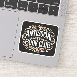 Adesivo Clube do livro antissocial