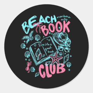 Adesivo Clube do Livro da Praia Concha Estrela-do-Mar Féri