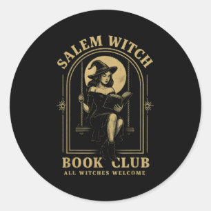 Adesivo Clube do Livro das Bruxas de Salem Halloween Liter