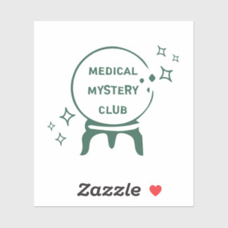 Adesivo "Clube do Mistério Médico" Colherzinha Engraçada C