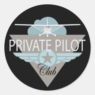 Adesivo Clube do piloto privado