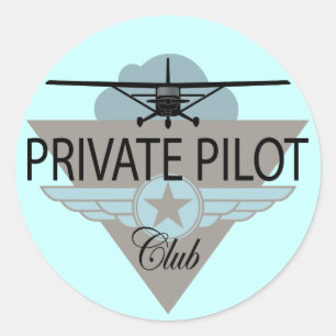 Adesivo Clube do piloto privado