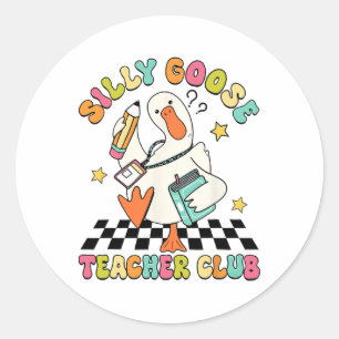 Adesivo Clube do Professor Ganso Tolo de Volta às Aulas Fu