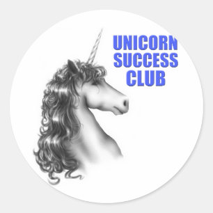 Adesivo Clube do sucesso do unicórnio