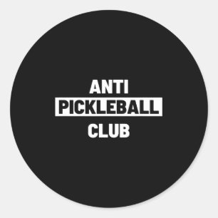 Adesivo Clube engraçado irônico anti-pickleball pickle bal