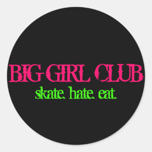 Adesivo Clube grande da menina