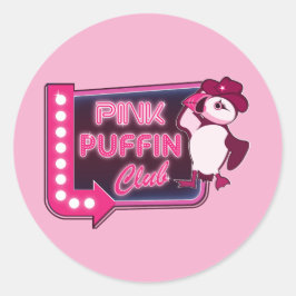 Adesivo Clube Pink Puffin