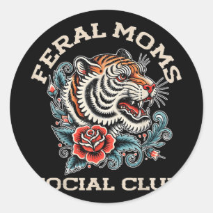 Adesivo Clube Social Algumas Pessoas Esposa Feral Mãe Tren