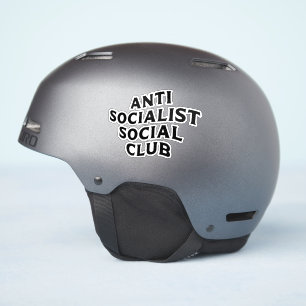 Adesivo Clube Social Anti Socialista Engraçado Socialismo