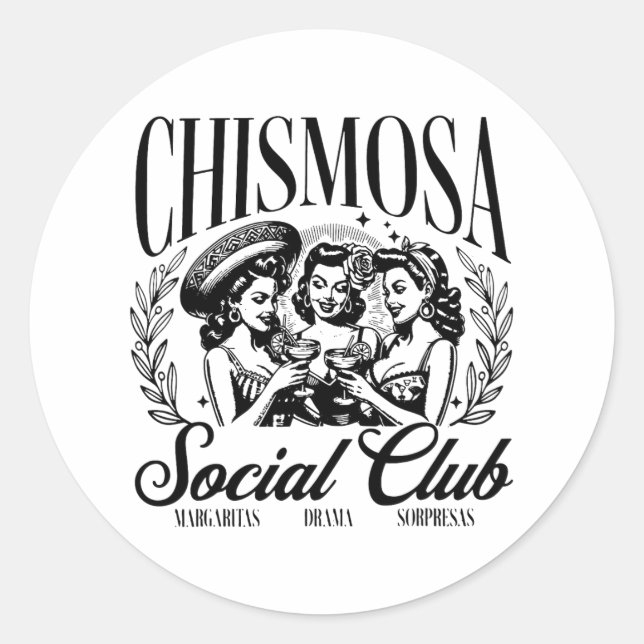 Adesivo Clube Social Chismosa (Frente)
